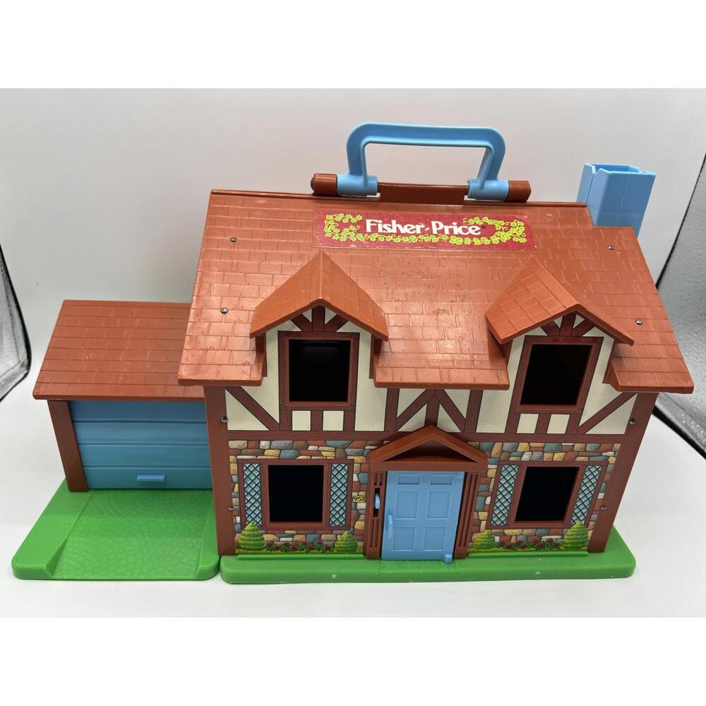 Fisher-Price Tudor Mansion Dollhouse Playset - 1980